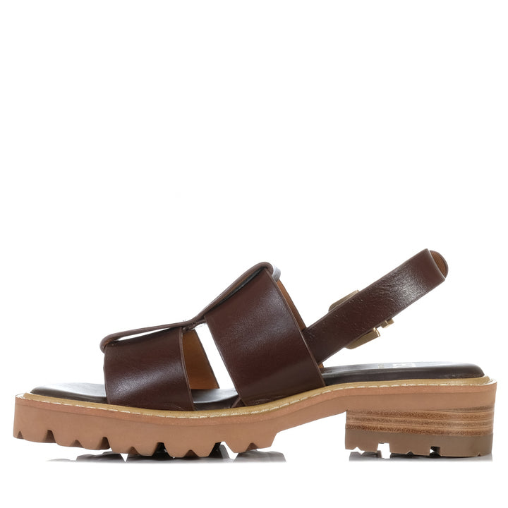 EOS Leonella Chestnut, Womens, brown, eos, flats, sandals, womens