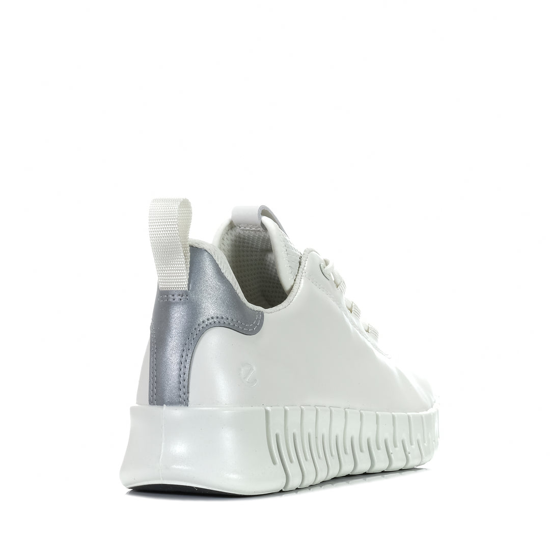 Ecco Gruuv Low-Cut 218203 White/Grey, 37 eu, 38 eu, 39 eu, 40 eu, 41 eu, 42 eu, ecco, flats, low-tops, shoes, sneakers, white, womens