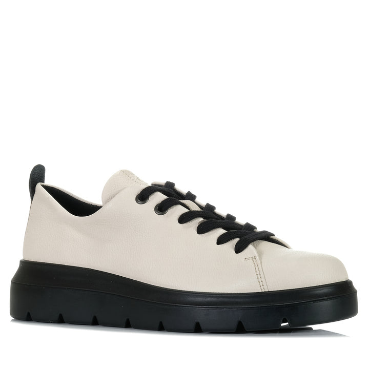 Ecco Nouvelle W 216203 Limestone, Womens, ecco, flats, low-tops, shoes, sneakers, white, womens