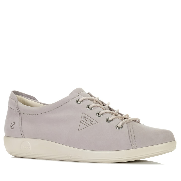 Ecco Soft 2.0 206503 Grey Rose UST Moon, Womens, ecco, flats, grey, low-tops, shoes, sneakers, womens