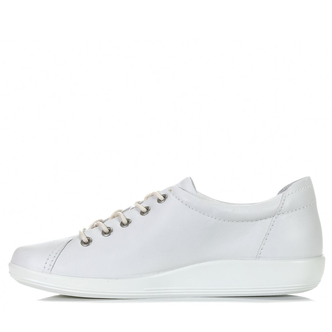 Ecco Soft 2.0 206503 White, 37 EU, 38 EU, 39 EU, 40 EU, 41 EU, 42 EU, ecco, flats, low-tops, shoes, sneakers, white, womens