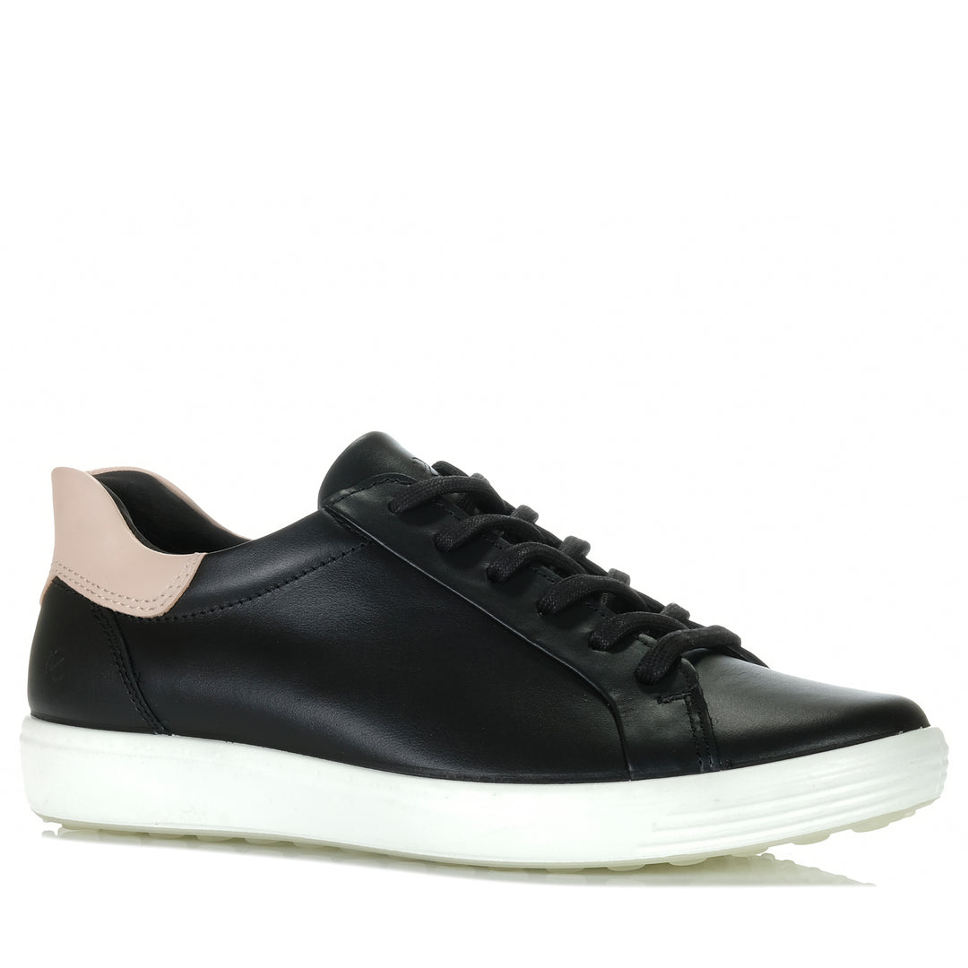 Ecco Soft 7 470843 Black Womens Shoes