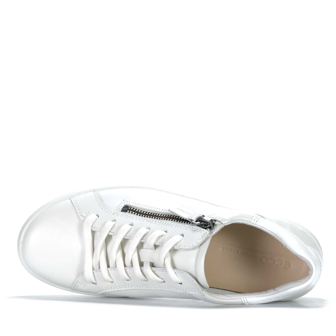 Ecco Soft 7 490553 White Womens Sneakers