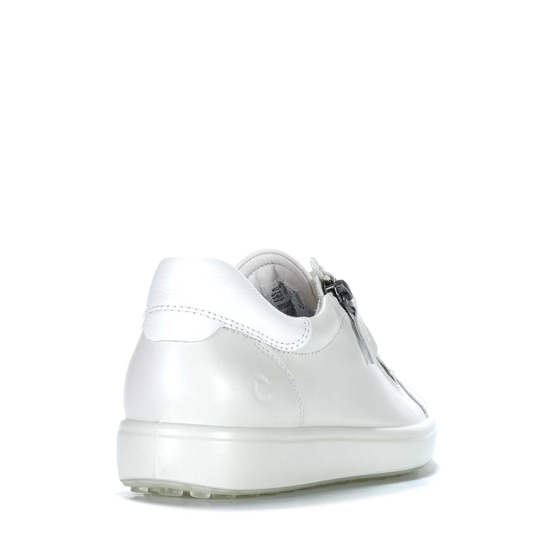 Ecco Soft 7 490553 White Womens Sneakers