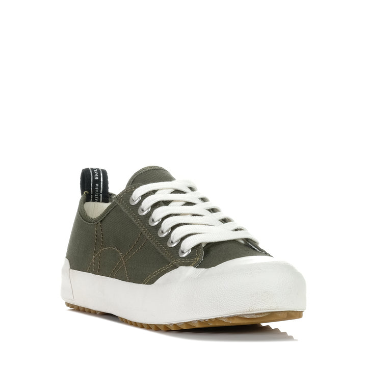 Emu Hosier Dark Olive, Womens, emu, green, low-tops, sneakers, womens