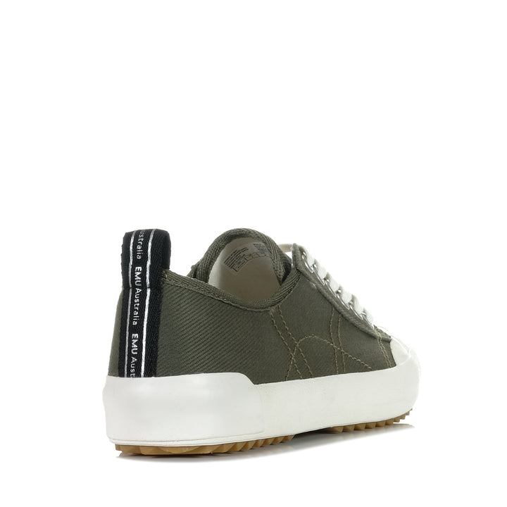 Emu Hosier Dark Olive, Womens, emu, green, low-tops, sneakers, womens