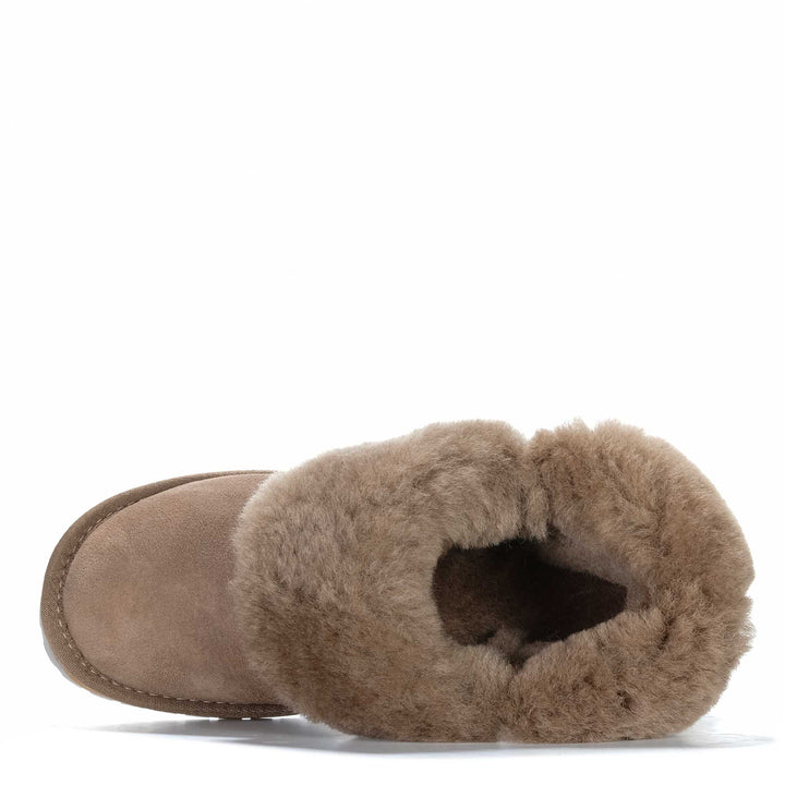 Emu Platinum Mintaro Mushroom Womens Slippers