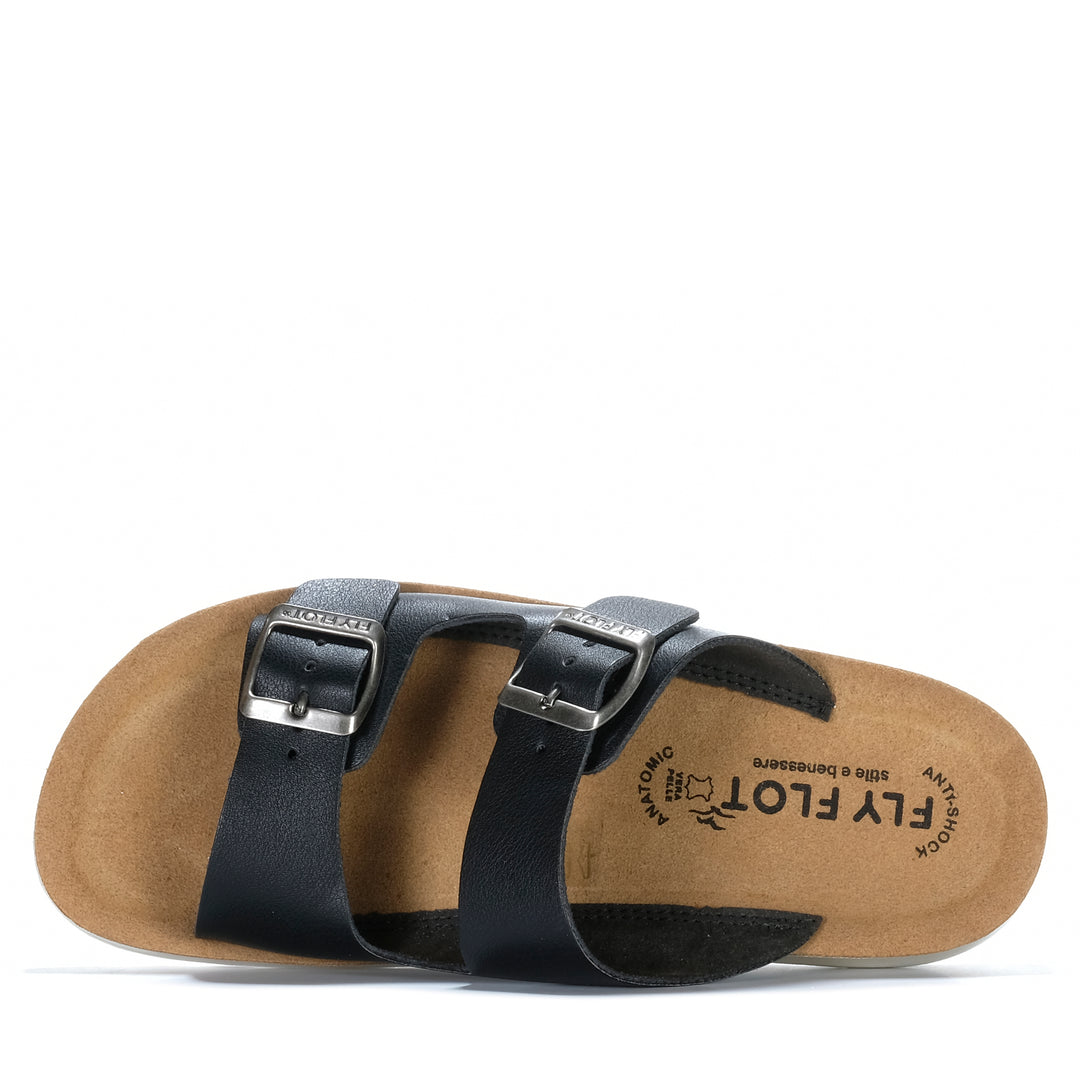 Fly Flot 77G64 Nero Womens Sandals
