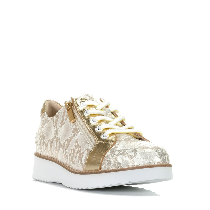 Gelato Almos Gold Mix, Womens, flats, gelato, metallic, shoes, womens