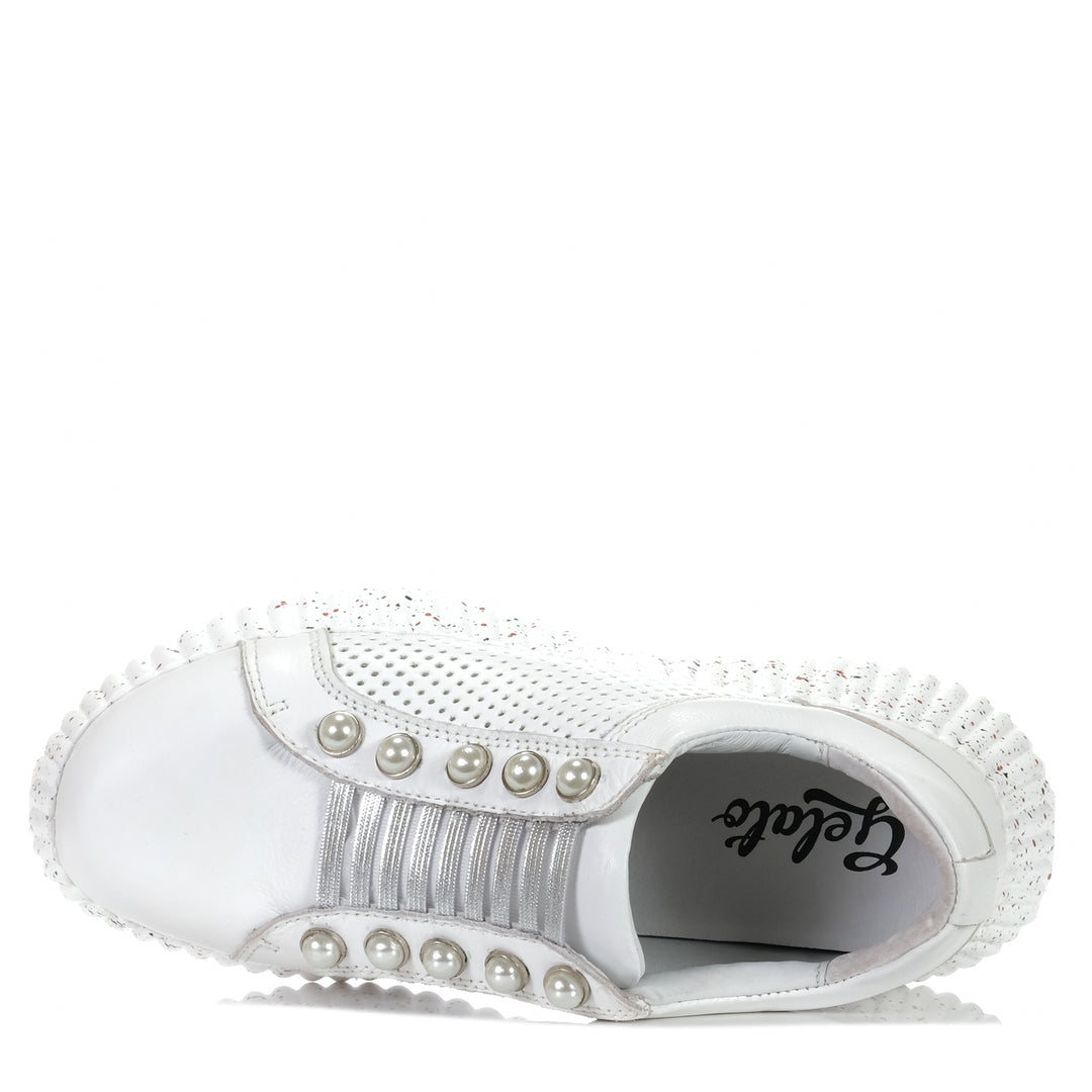 Gelato Celestial White/Silver, Womens, flats, gelato, low-top, shoes, sneakers, white, womens