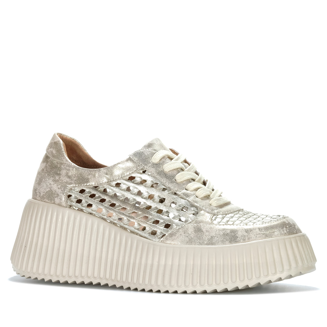 Gelato Felony Gold Mottle Womens Sneakers
