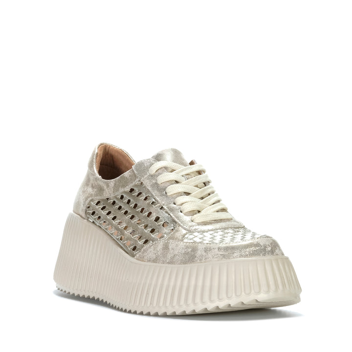 Gelato Felony Gold Mottle Womens Sneakers
