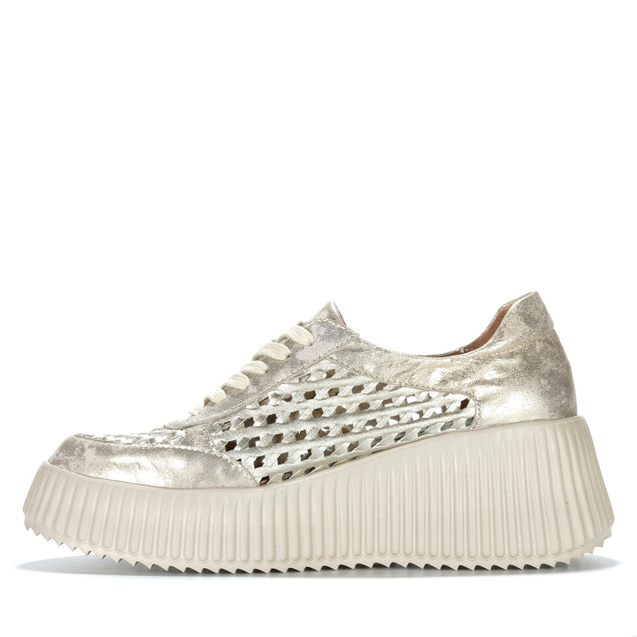 Gelato Felony Gold Mottle Womens Sneakers