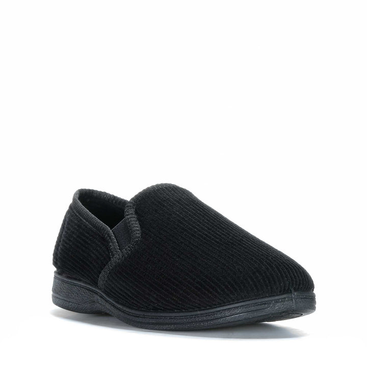 Grosby Blake 2 Black Mens Slippers