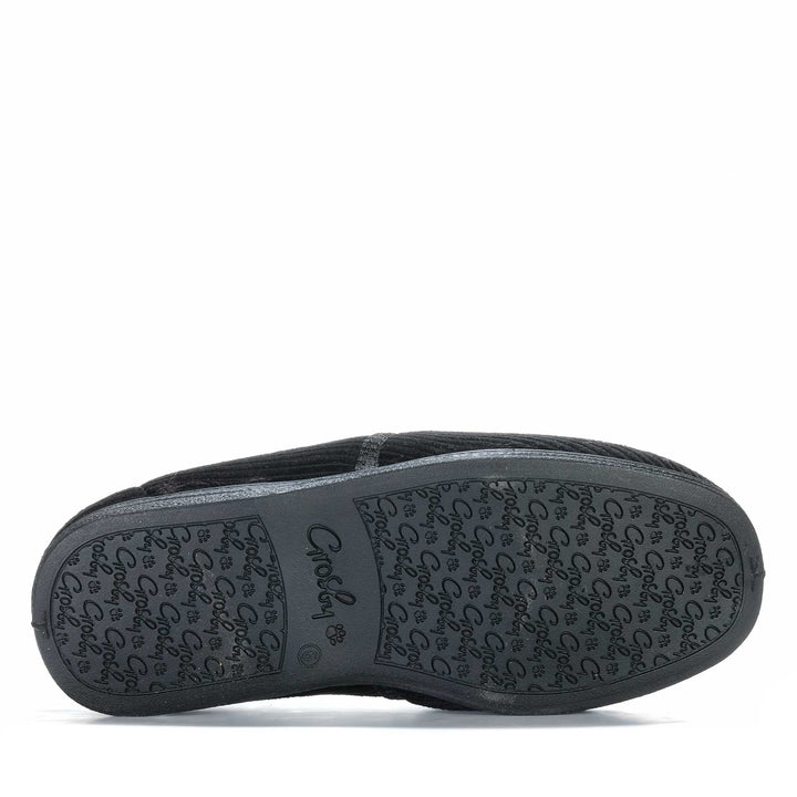Grosby Blake 2 Black Mens Slippers