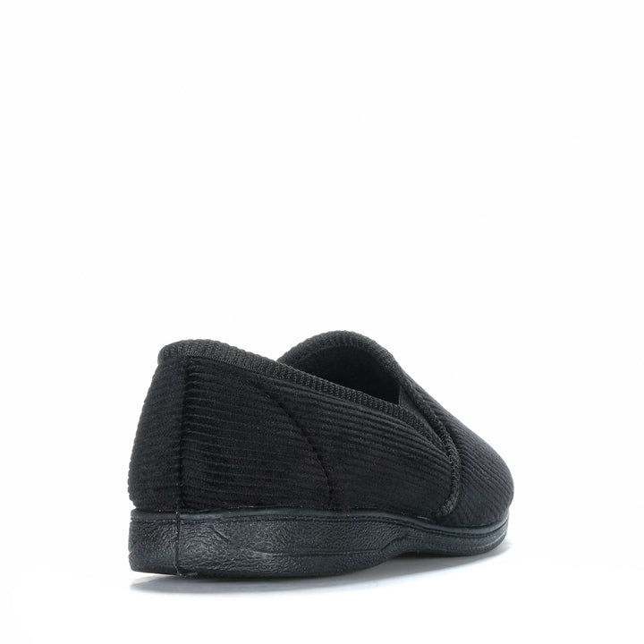 Grosby Blake 2 Black Mens Slippers