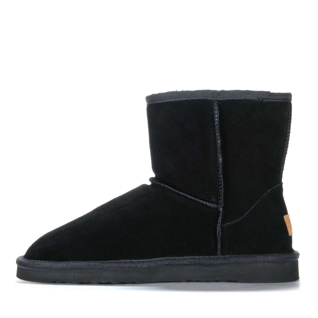 Grosby Jackaroo Ugg Black Mens Slippers