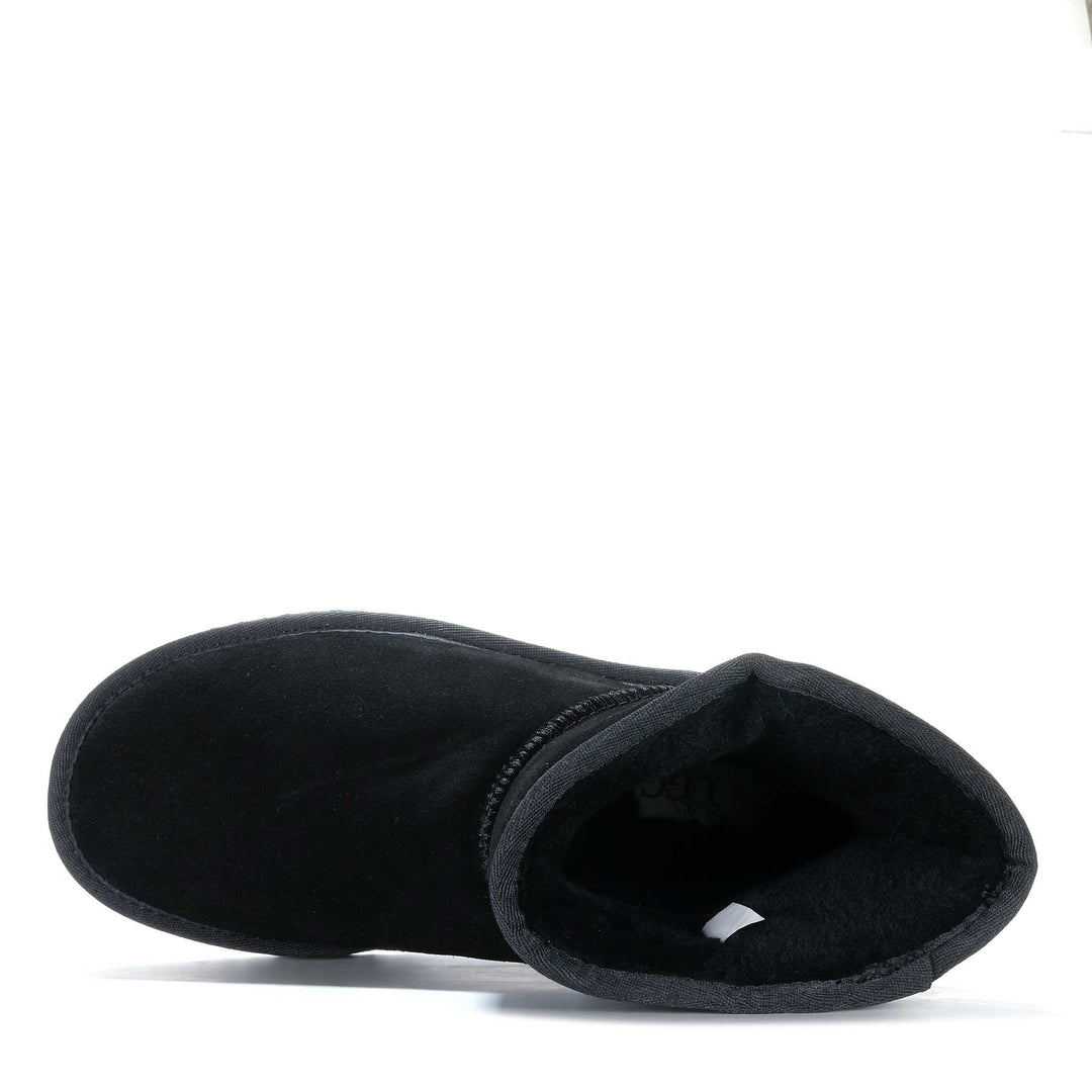 Grosby Jackaroo Ugg Black Mens Slippers