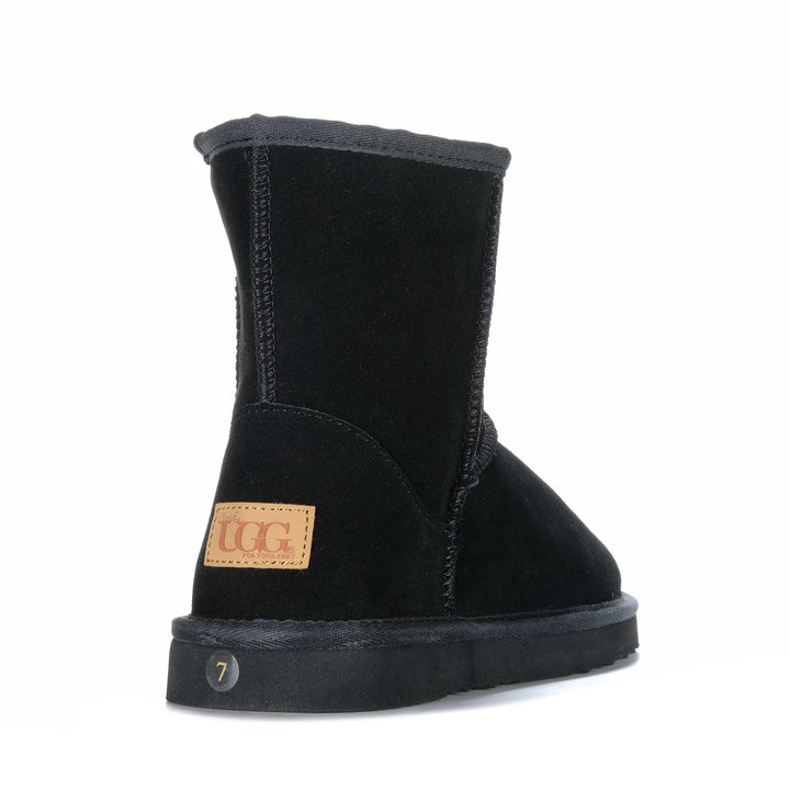 Grosby Jackaroo Ugg Black Mens Slippers