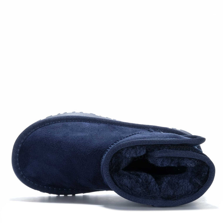 Grosby Mall B Navy Youth Slippers