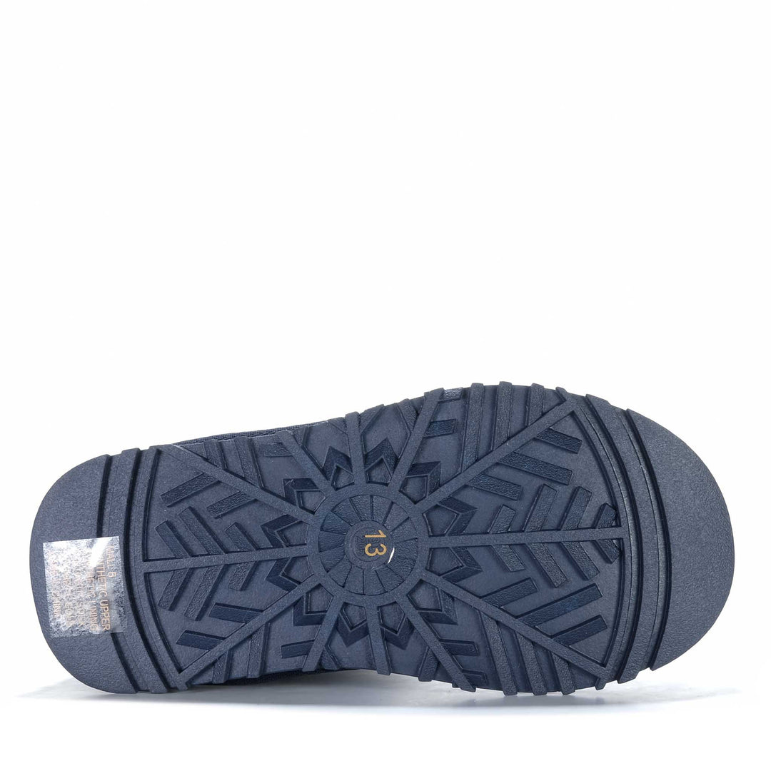 Grosby Mall B Navy Youth Slippers