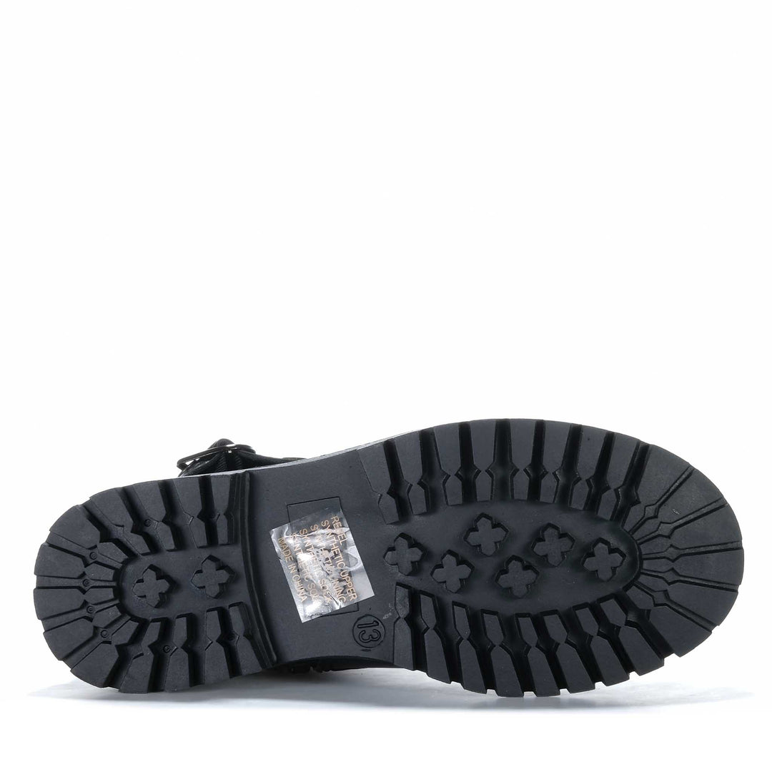 Grosby Rebel Black Youth Boots