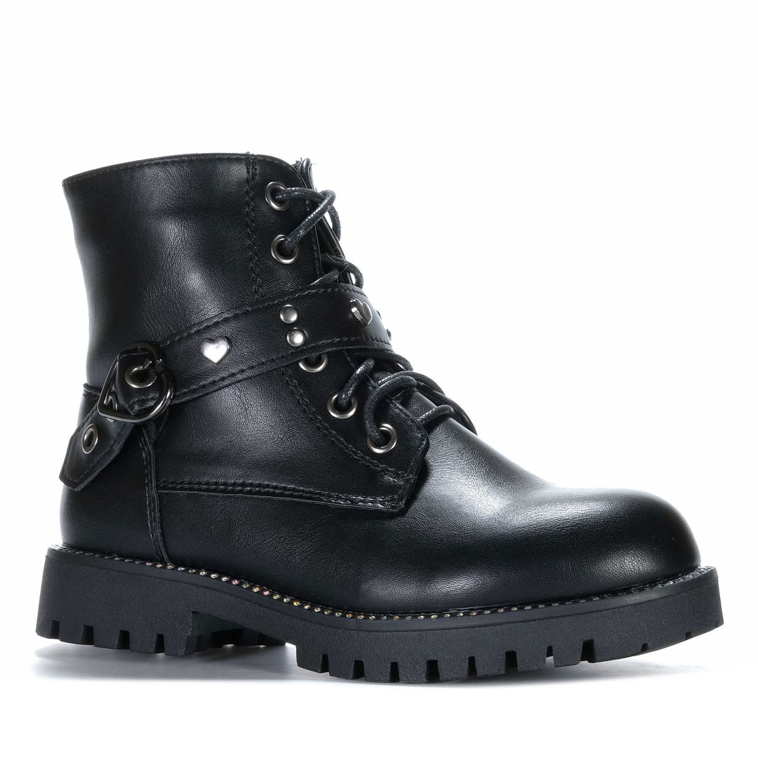 Grosby Rebel Black Youth Boots