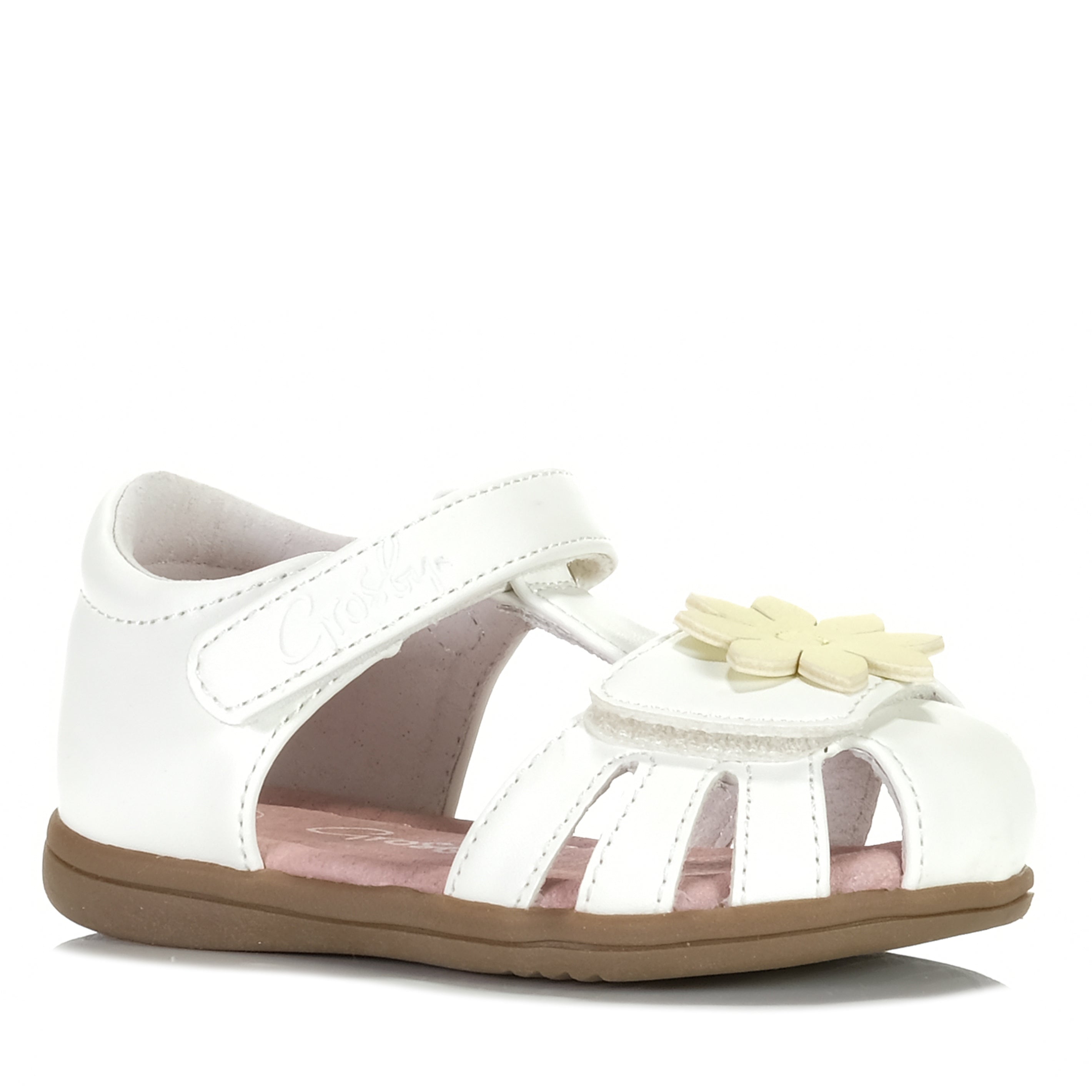 SRTech Eleni Kid's Leather Sandal - White – Tonka Shoe Box | Little Feet  Childrens Shoes