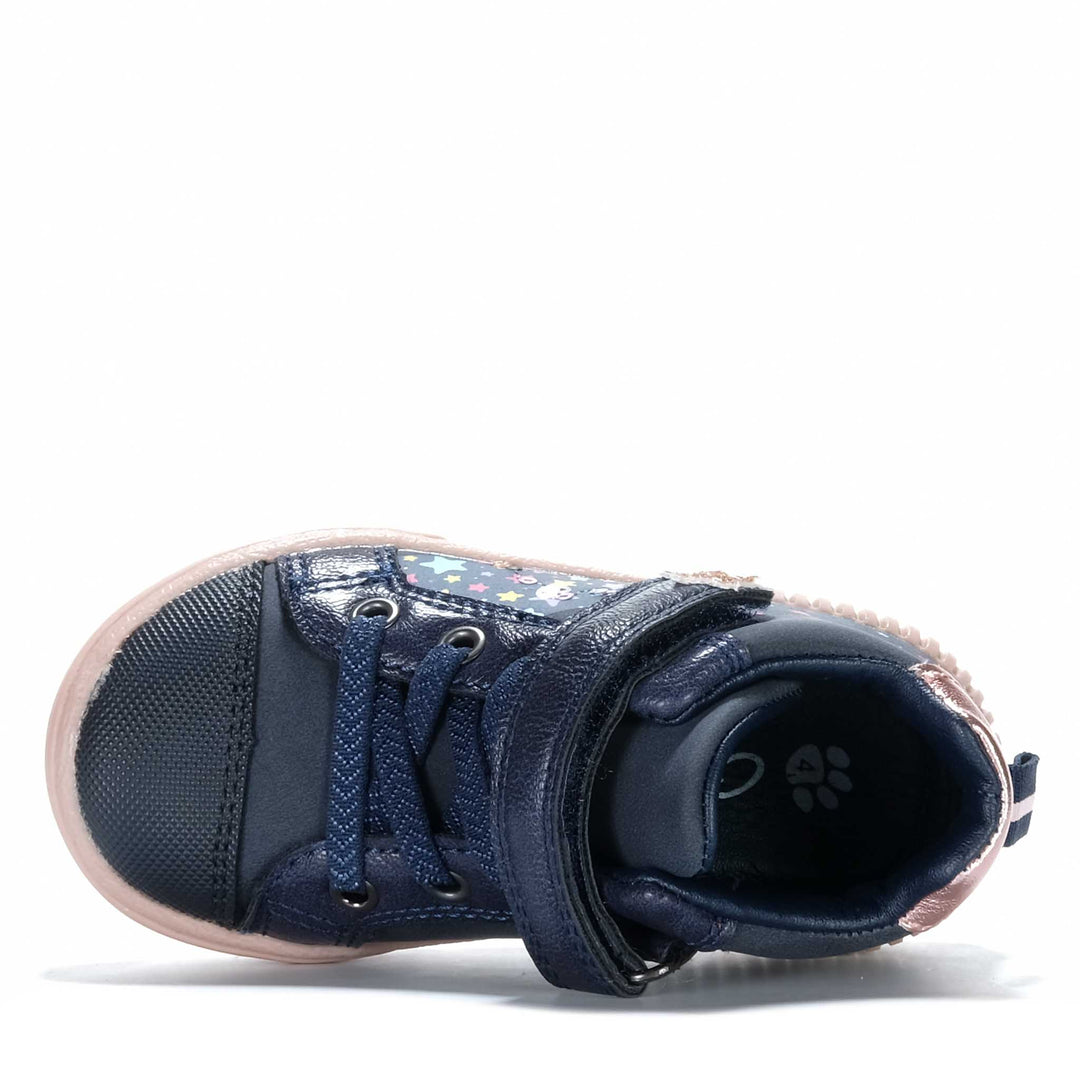 Grosby Unnie Navy Toddler Boots