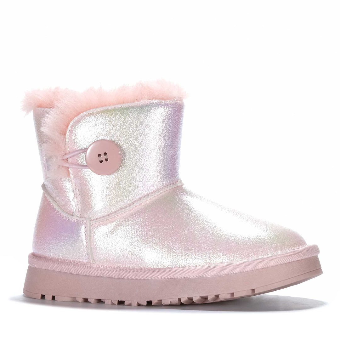 Grosby Zina Pink Youth Slippers