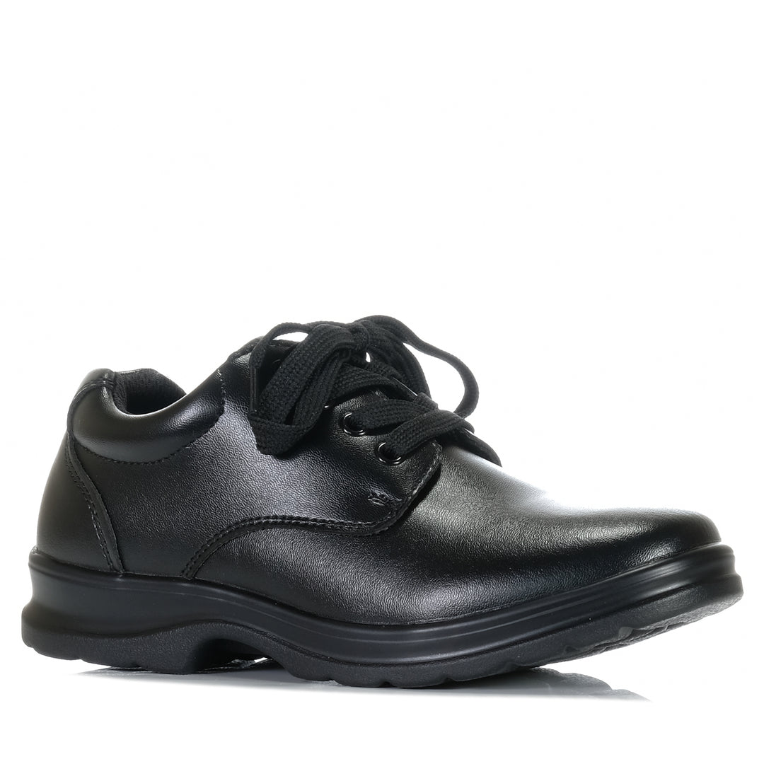 Grosby Educate Jnr 2 Black, 1 UK, 2 UK, 3 UK, 4 UK, 5 UK, 6 UK, black, Grosby, kids, school, shoes, youth