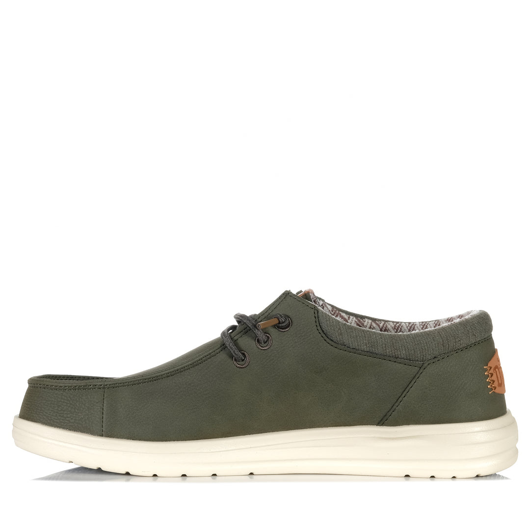 Hey Dude Mens Paul Classic Olive, Mens