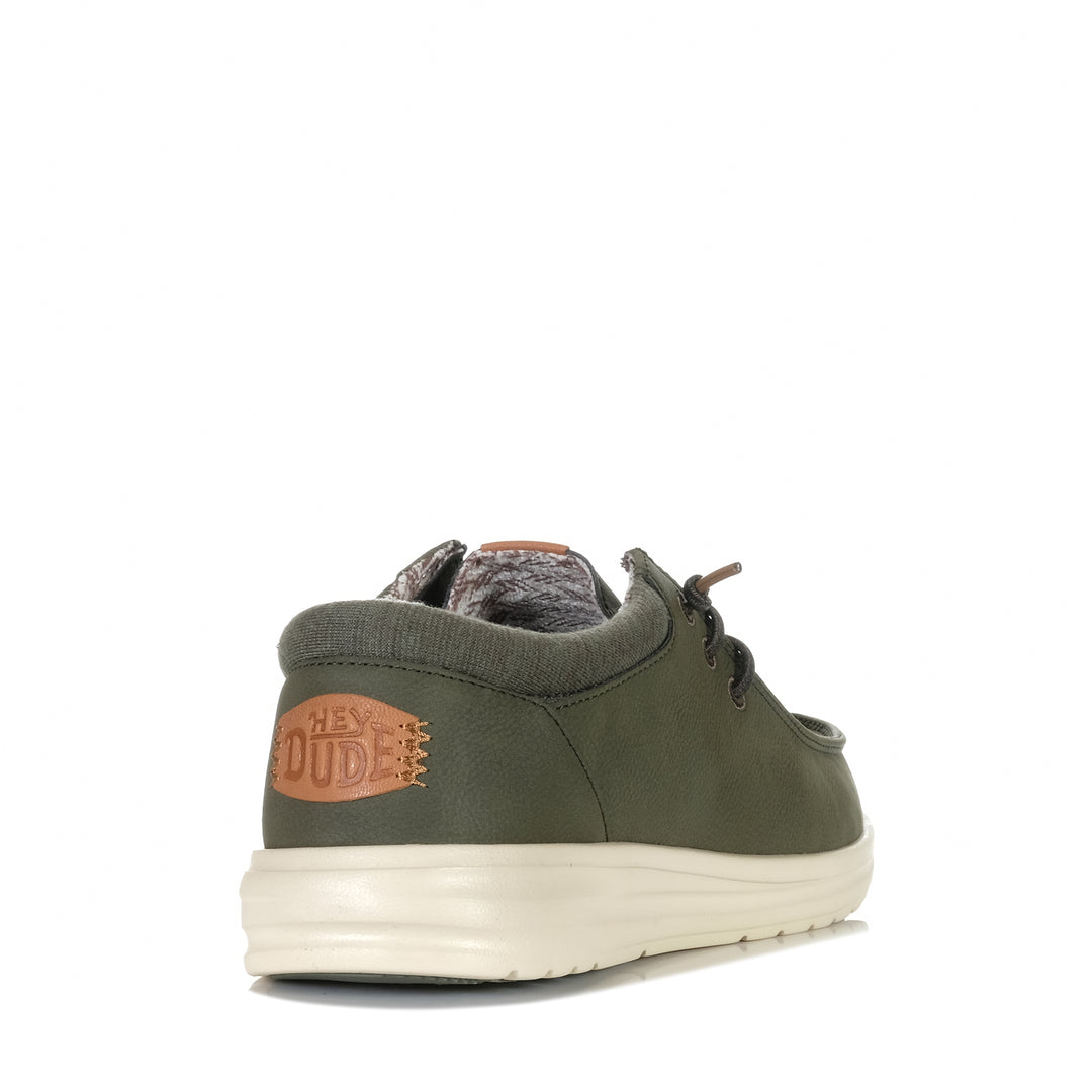 Hey Dude Mens Paul Classic Olive, Mens