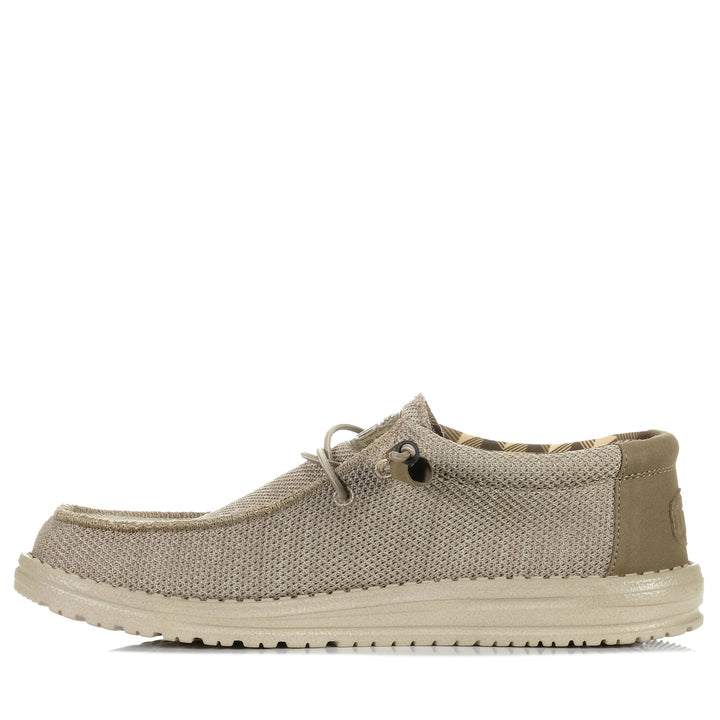 Hey Dude Mens Wally Sox Beige, Mens