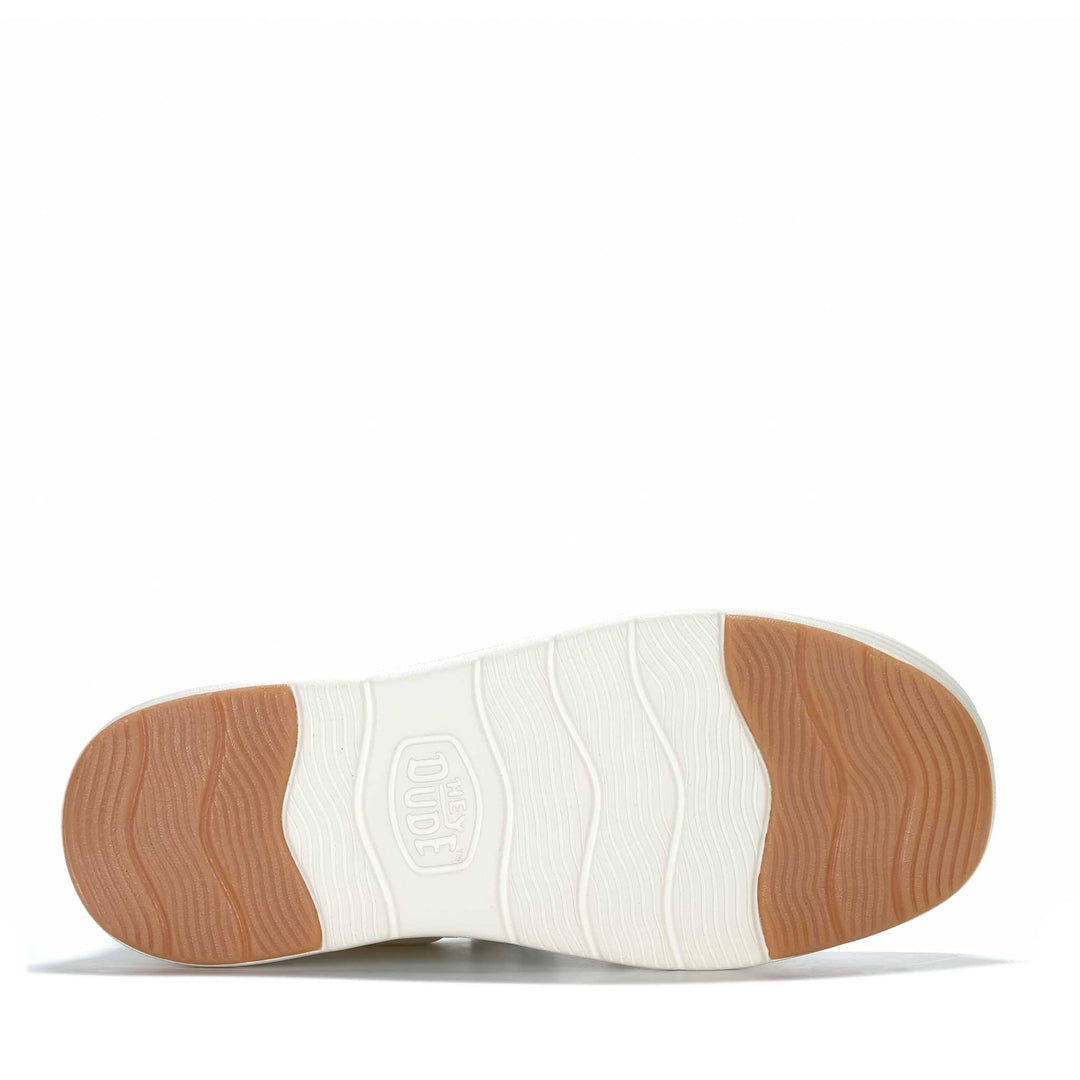 Hey Dude Womens Wendy Nova Classic Egret Womens Shoes