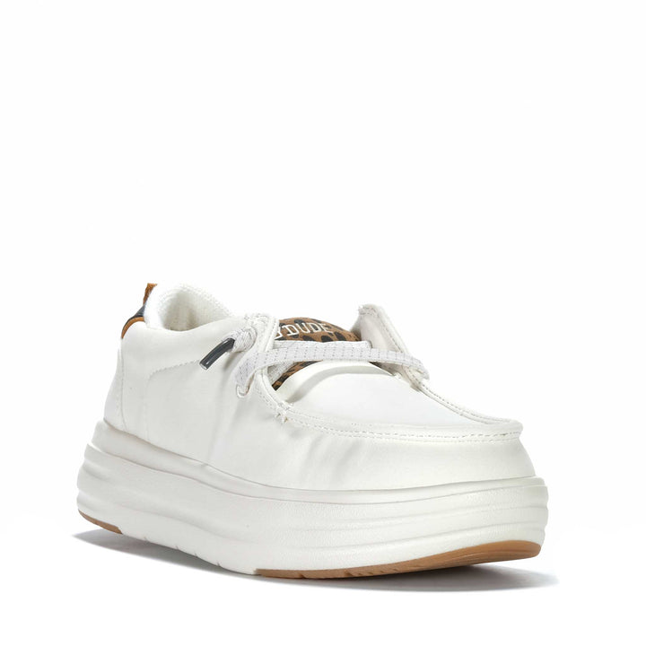 Hey Dude Womens Wendy Nova Classic Egret Womens Shoes