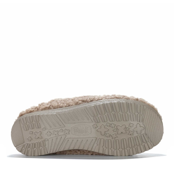 Hey Dude Womens Wendy Slipper Timber Wolf Womens 