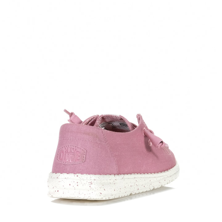 Hey Dude Womens Wendy Stretch Canvas Foxglove Pink