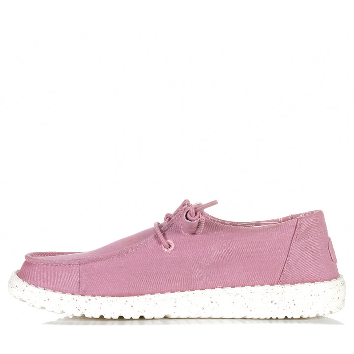 Hey Dude Womens Wendy Stretch Canvas Foxglove Pink