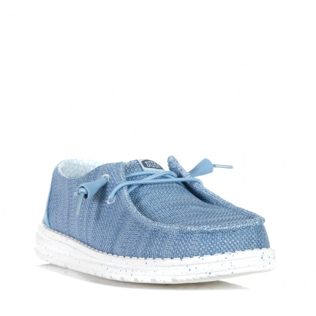Hey Dude Womens Wendy Stretch Mesh Blue Breeze