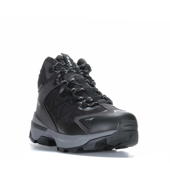 Hi-Tec Cascade Waterproof Black/Charcoal Mens Walking & Running
