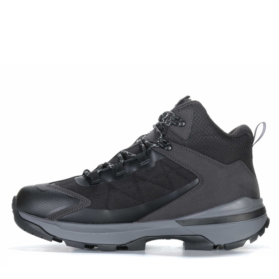 Hi-Tec Cascade Waterproof Black/Charcoal Mens Walking & Running