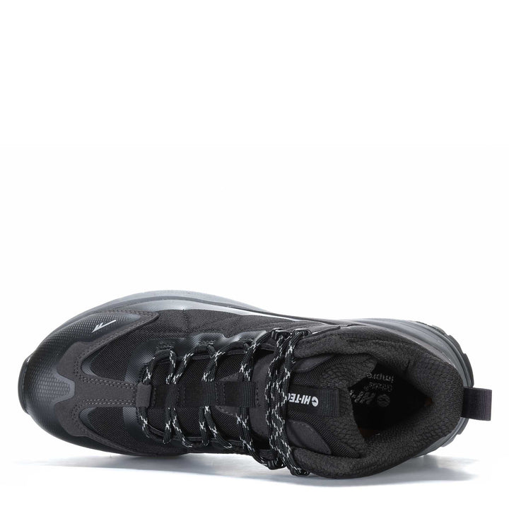 Hi-Tec Cascade Waterproof Black/Charcoal Mens Walking & Running