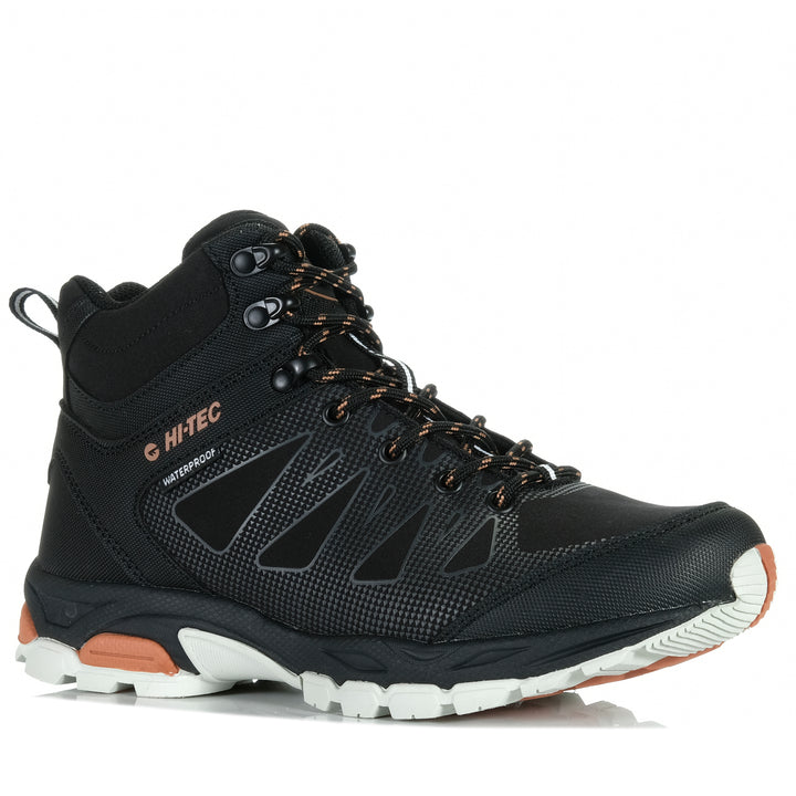 Hi-Tec Raven Mid Womens Waterproof Black/Cork