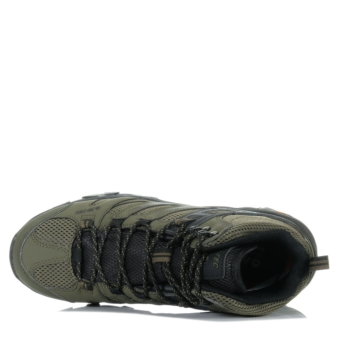 Hi-Tec Tarantula Mid Waterproof Black/Olive/Night, Mens