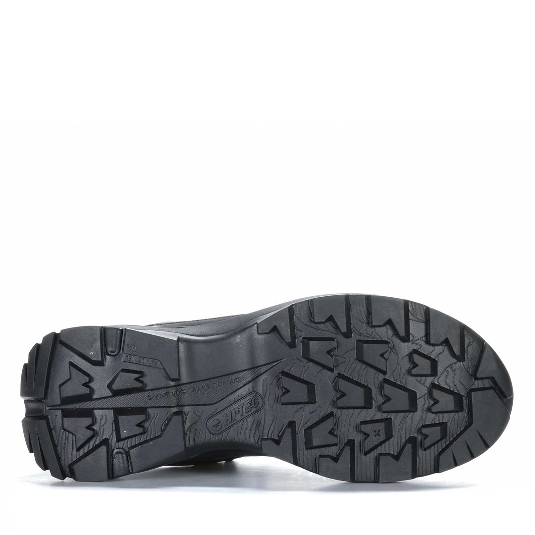 Hi-Tec Crest Black/Charcoal Mens Walking & Running