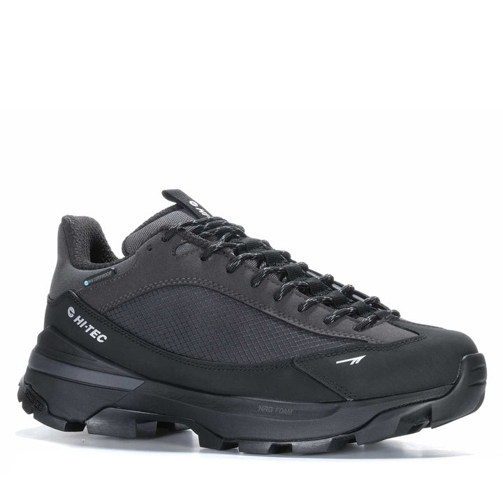 Hi-Tec Crest Black/Charcoal Mens Walking & Running