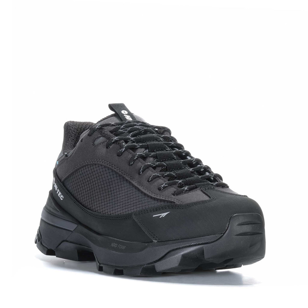Hi-Tec Crest Black/Charcoal Mens Walking & Running