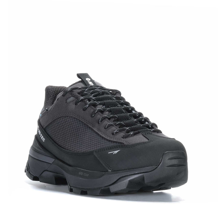 Hi-Tec Crest Black/Charcoal Mens Walking & Running