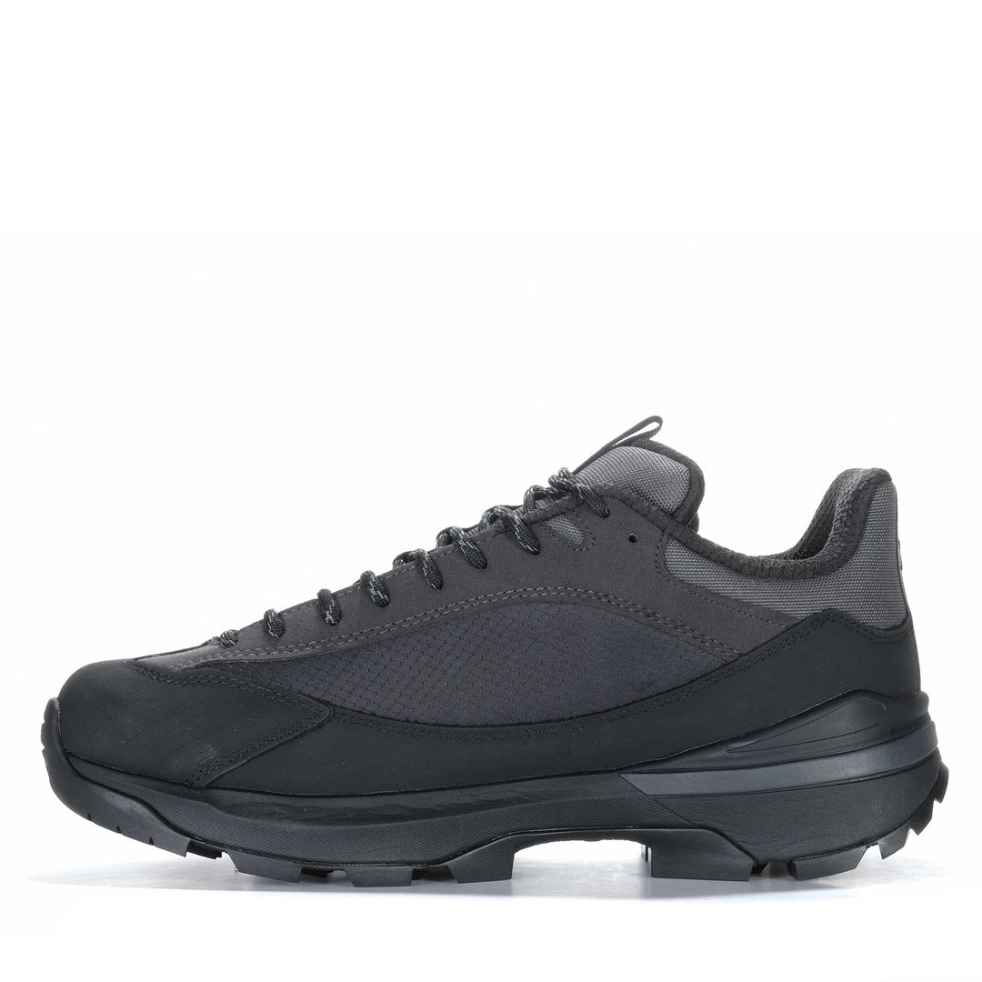 Hi-Tec Crest Black/Charcoal Mens Walking & Running